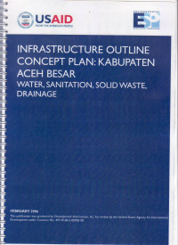Infrastructure outline concept plain: Kabupaten Aceh Besar, water, sanitation, solid waste, drainage