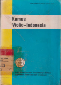 Kamus Wolio-Indonesia