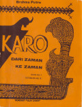Karo dari zaman ke zaman