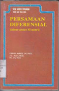 Teori dan soal-soal persamaan diferensial: dalam satuan SI metric