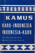 Kamus Karo-Indonesia Indonesia-Karo