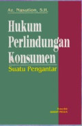 Hukum perlindungan konsumen: suatu pengantar