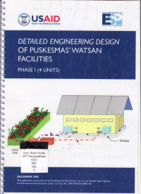 Detailed engineering design of Puskesmas`watsan facilities
